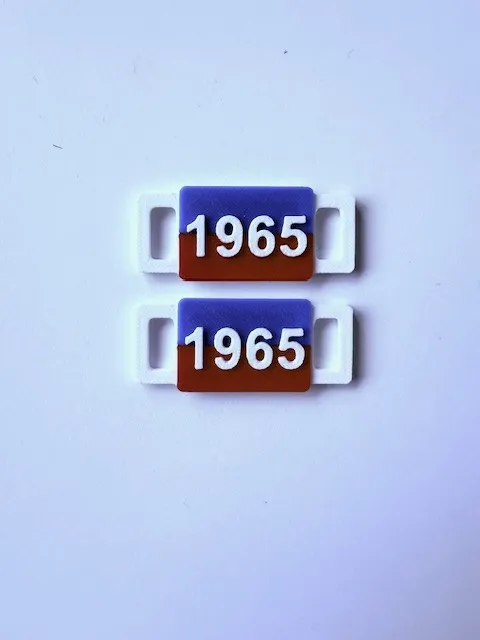[251211] LaceTag F.C. Hansa Rostock "1965" weiß/blau-weiß-rot