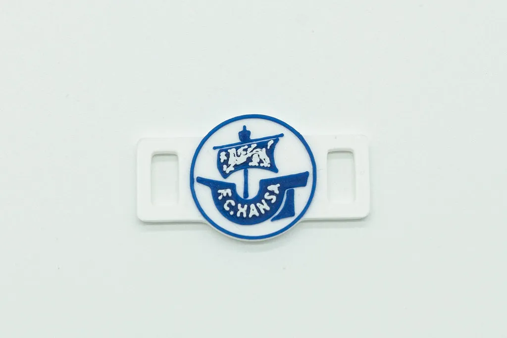 LaceTag F.C. Hansa Rostock weiß/blau 
